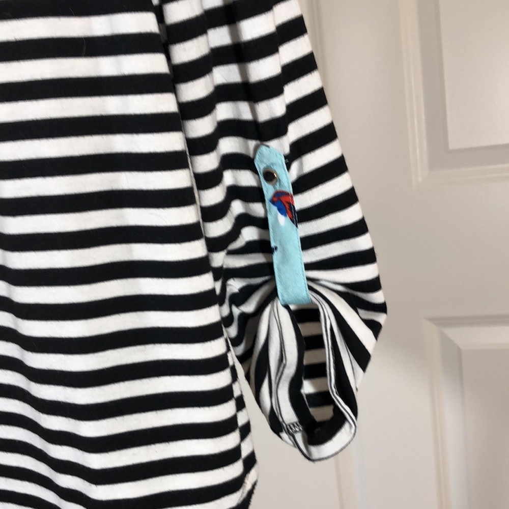 NY Collection Striped and Patterned Top - Picture 3 of 5